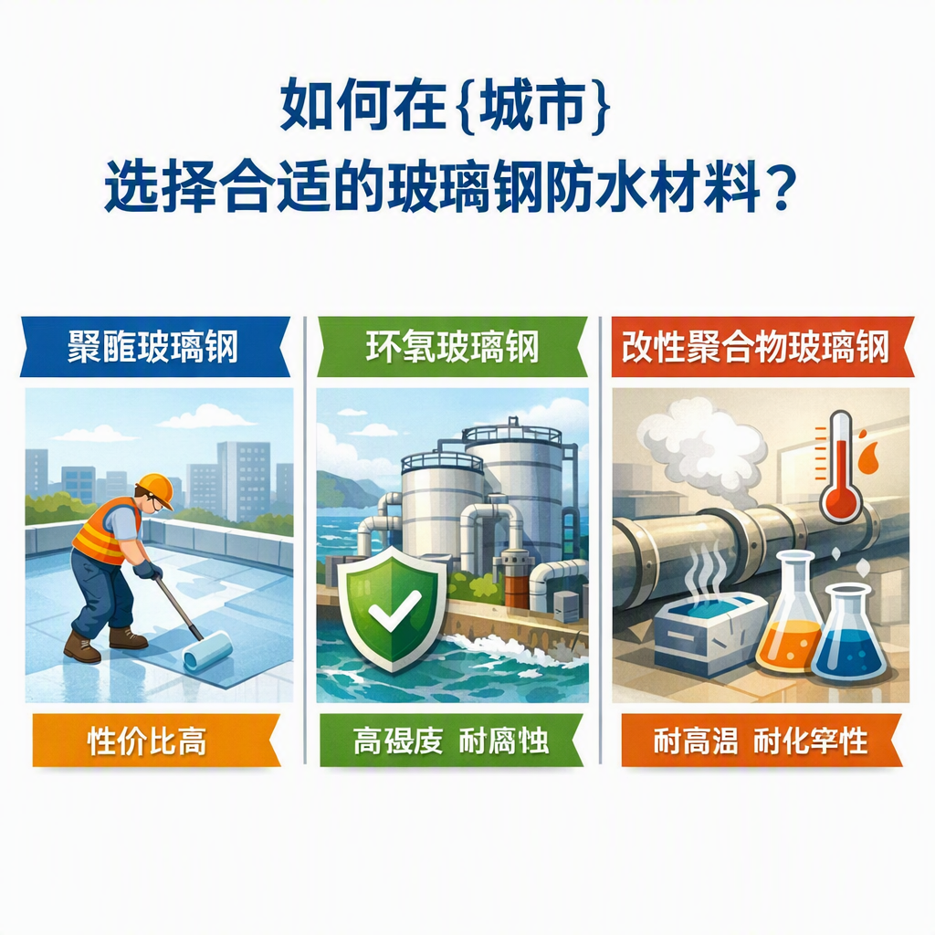如何在商丘选择合适的玻璃钢防水材料?